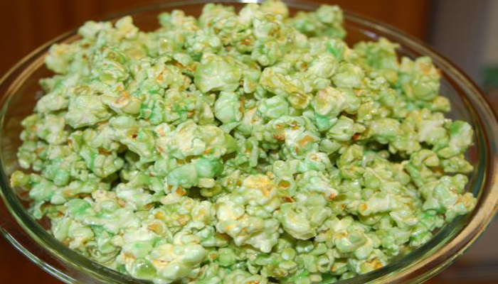 Green popcorn